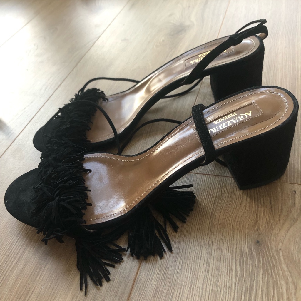 Aquazzura Wild Thing Lace Up Heels